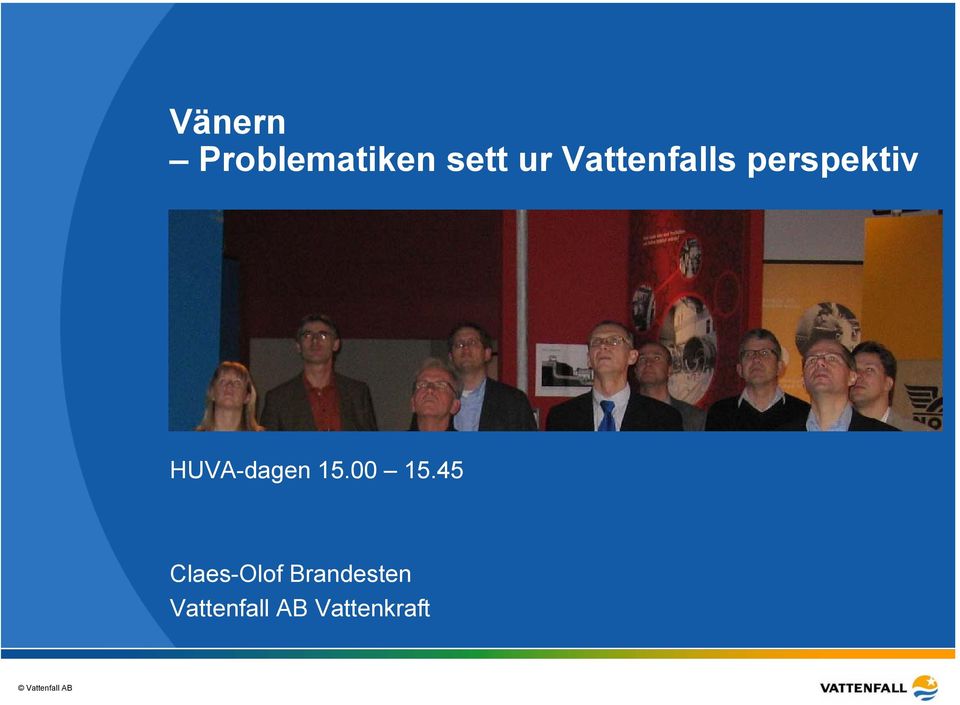 HUVA-dagen 15.00 15.