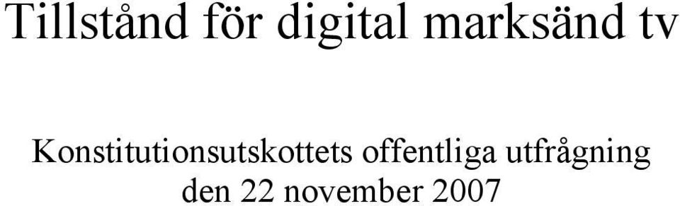 Konstitutionsutskottets
