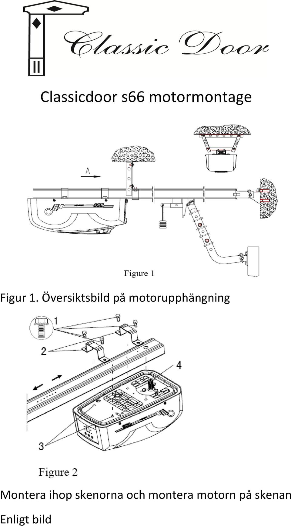 Översiktsbild på motorupphängning