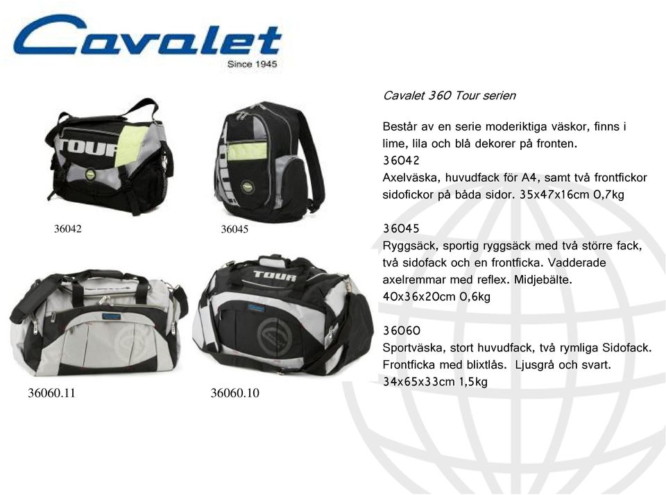 10 Ryggsäck sportig ryggsäck med två större fack två sidofack och en frontficka Vadderade axelremmar med
