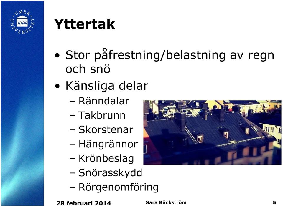 Skorstenar Hängrännor Krönbeslag Snörasskydd