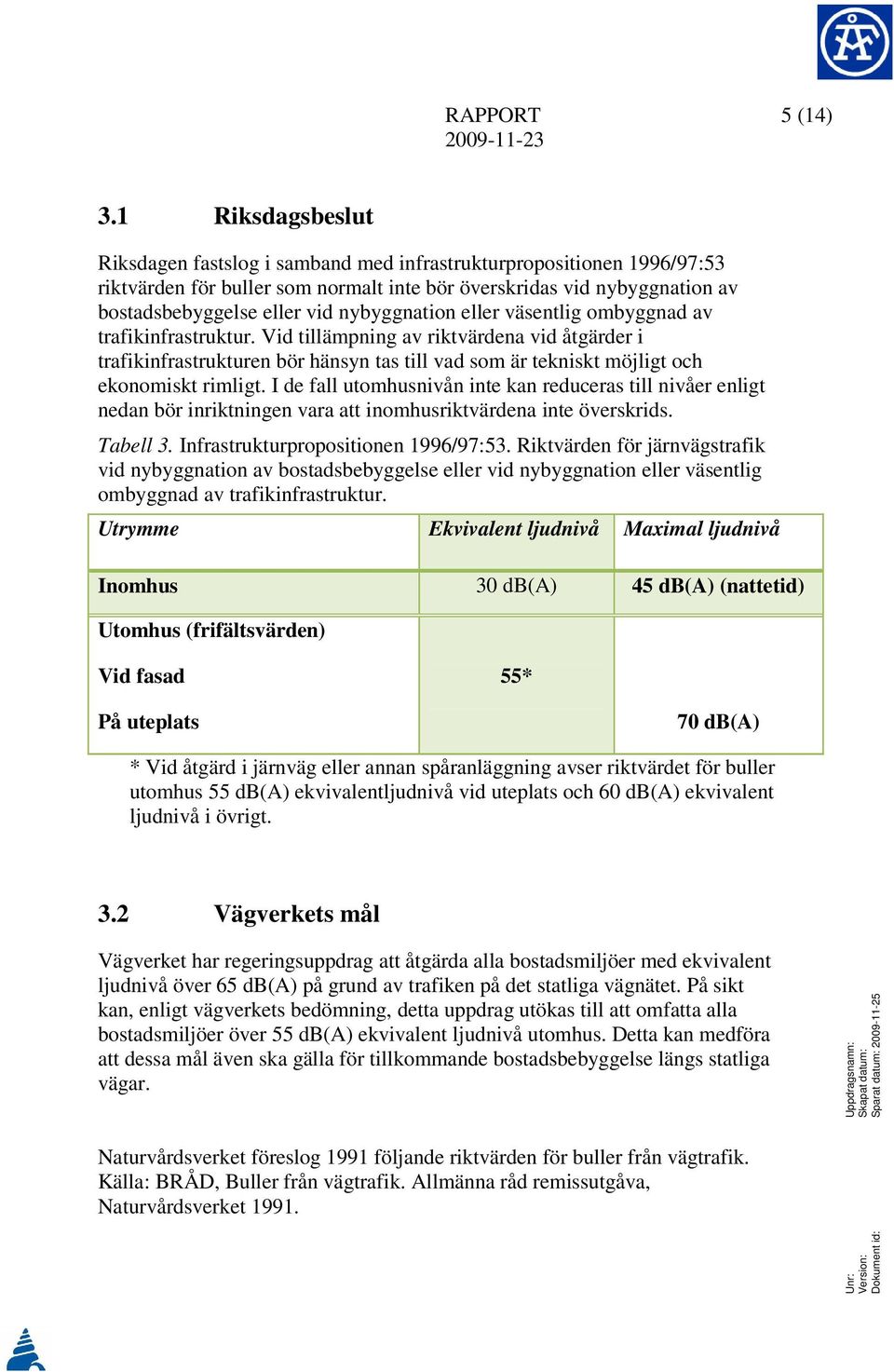 nybyggnation eller väsentlig ombyggnad av trafikinfrastruktur.