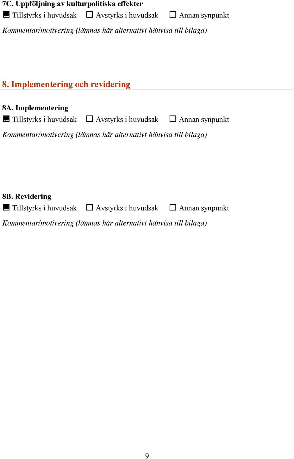 Implementering och