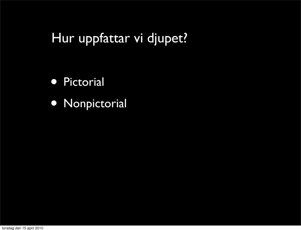 vi djupet?