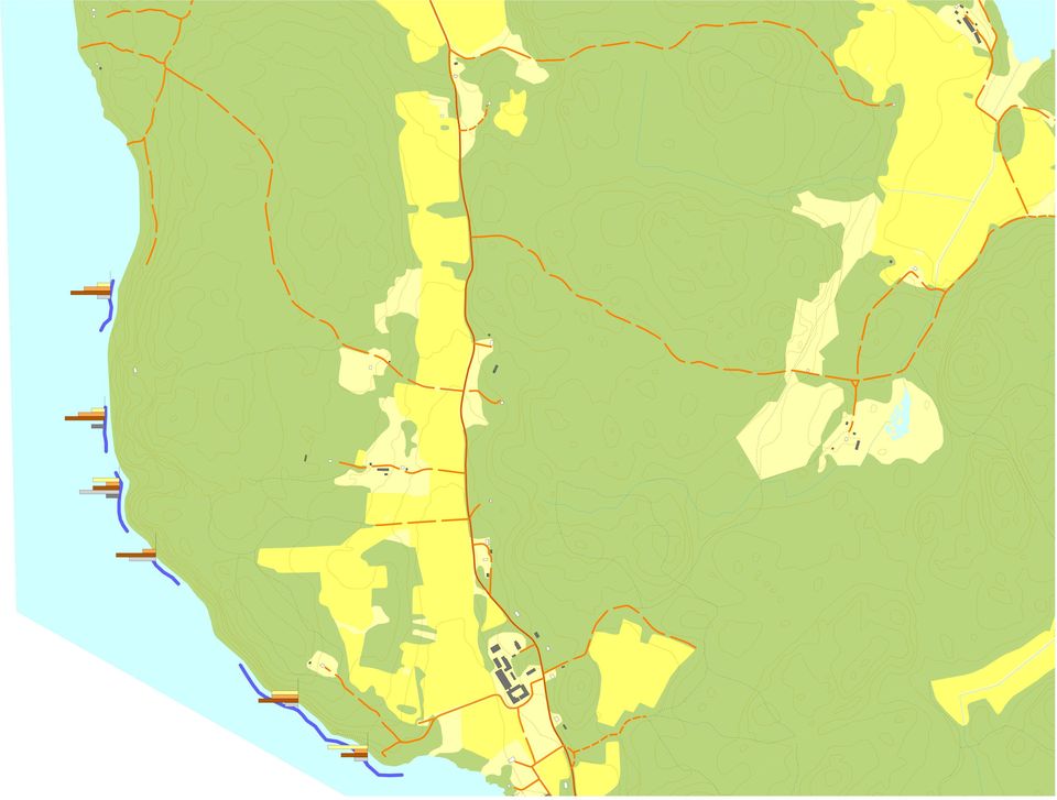 Hög stapel: Täckningsgrad > 50 % Mellanhög stapel: Täckningsgrad 5-50% Låg stapel: Täckningsgrad < 5 % Bottensubstrat för Sjöstranden 3 j j Häll