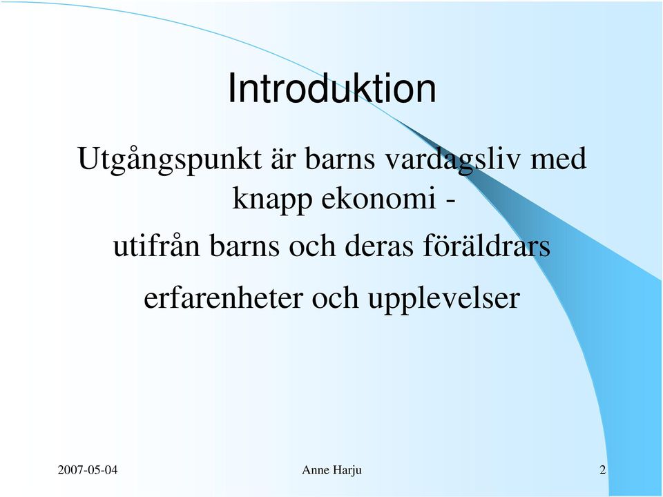 barns och deras föräldrars