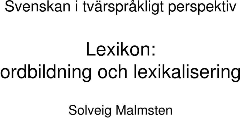 perspektiv Lexikon: