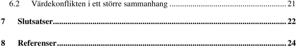 .. 21 7 Slutsatser.