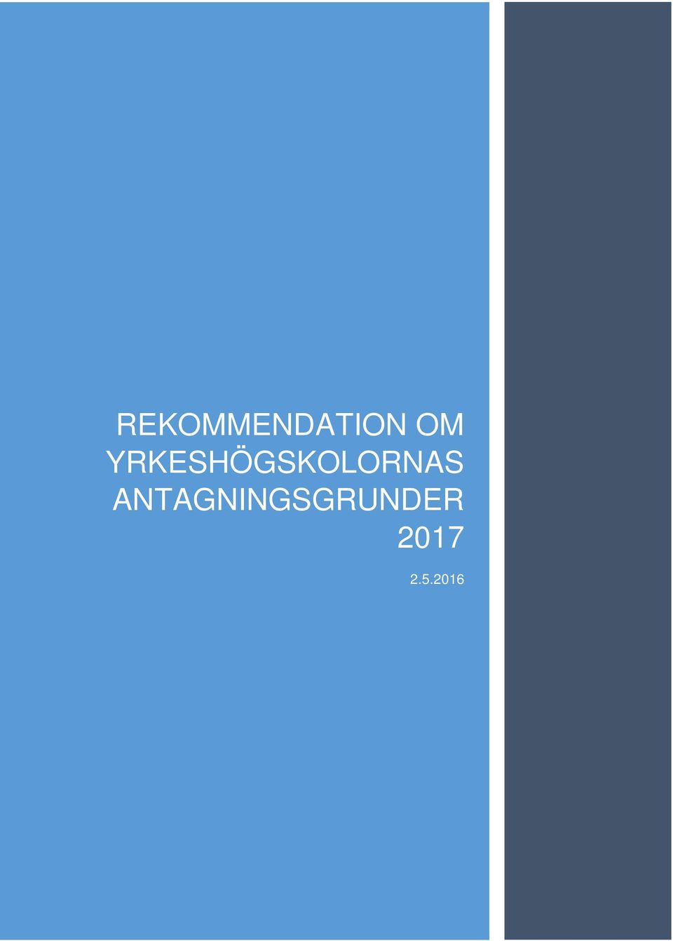 YRKESHÖGSKOLORNAS