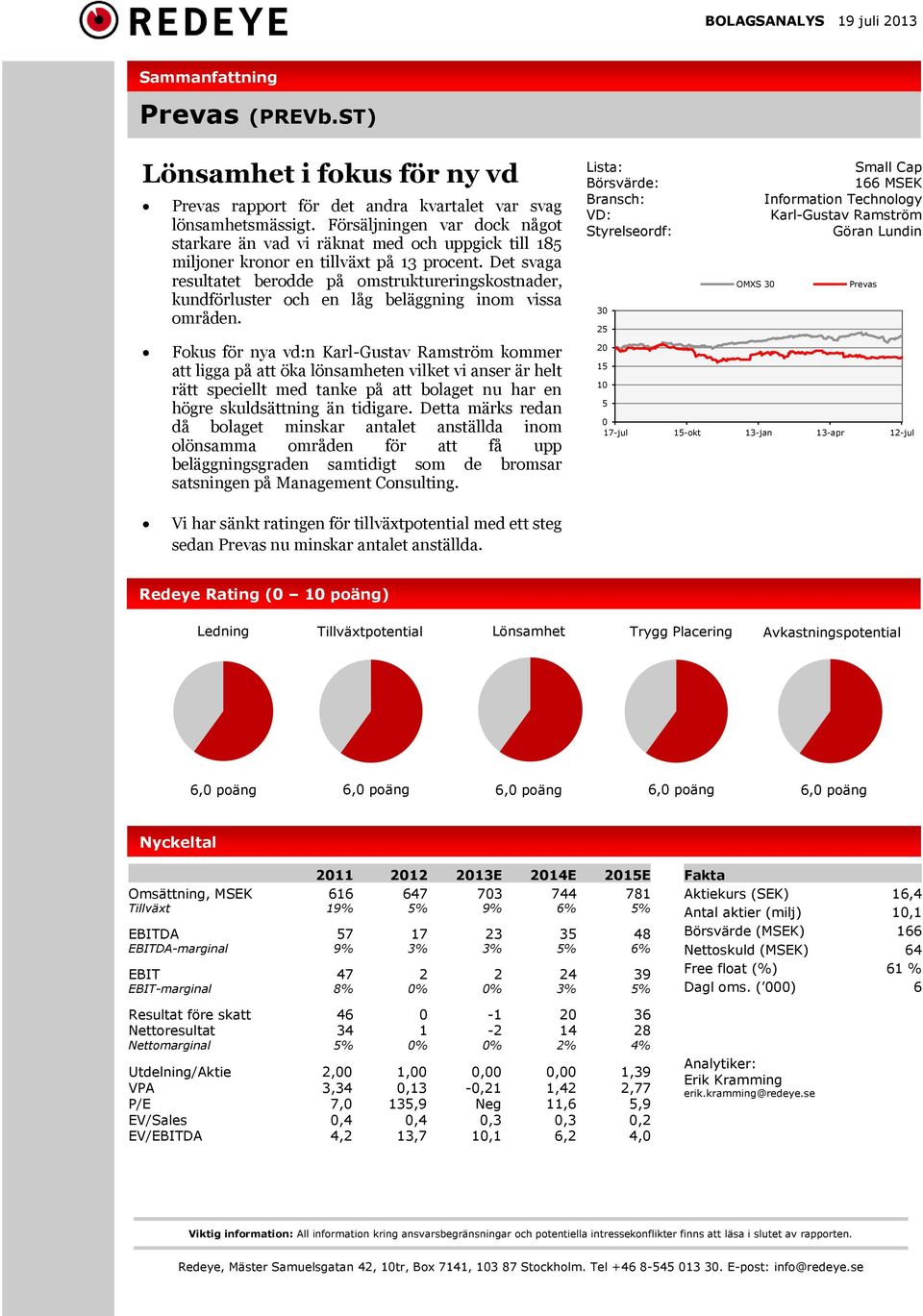 Det svaga resultatet berodde på omstruktureringskostnader, kundförluster och en låg beläggning inom vissa områden.