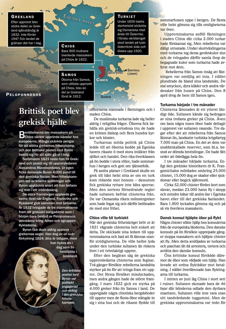 ET CHIOS Bara 900 invånare överlevde massakern på Chios år 1822.