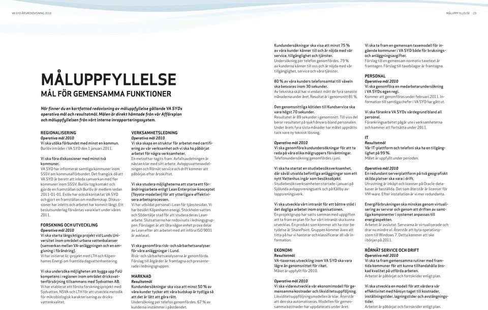 Burlöv inträder i VA SYD den 1 januari 2011. Vi ska föra diskussioner med minst två kommuner. VA SYD har informerat samtliga kommuner inom SSSV om kommunalförbundet.