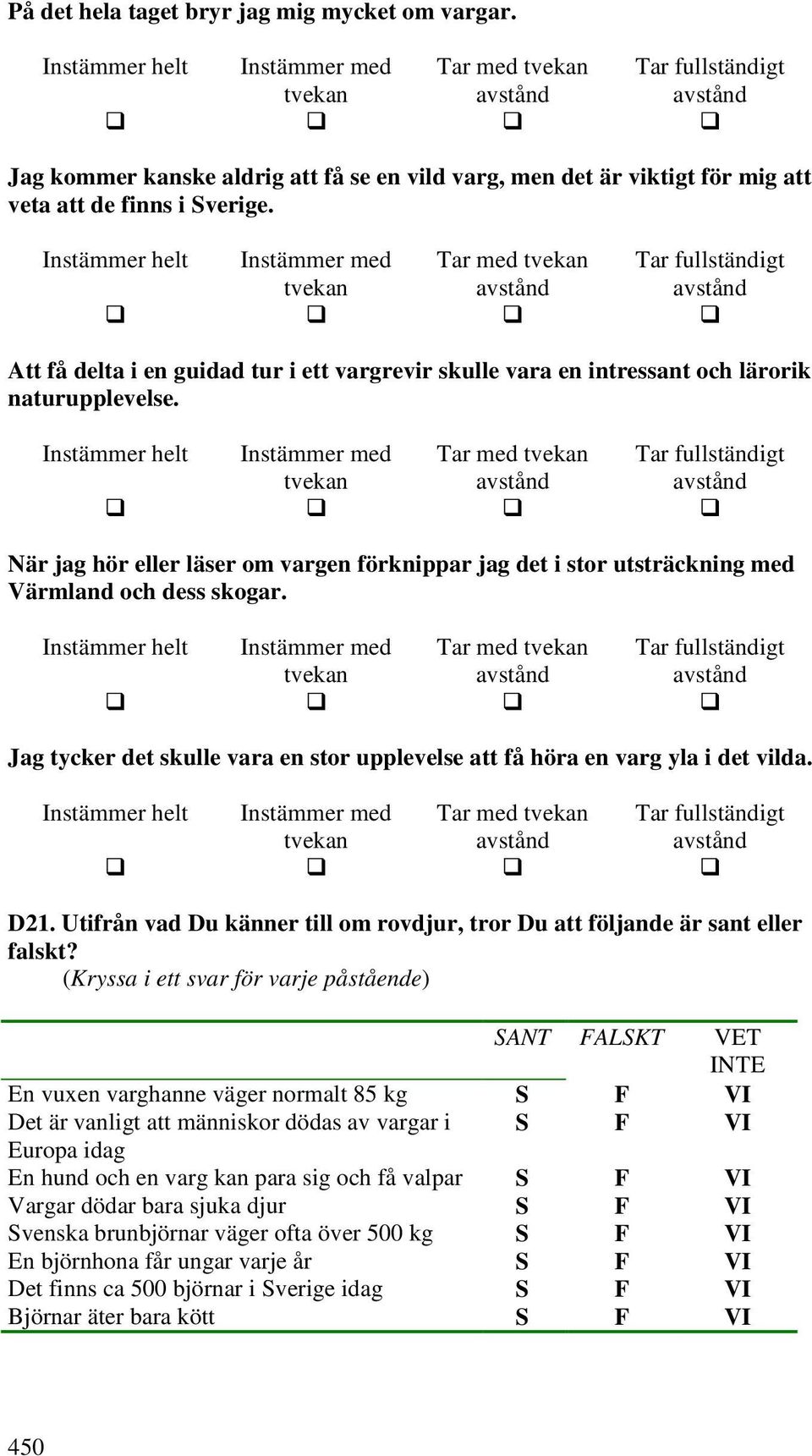 När jag hör eller läser om vargen förknippar jag det i stor utsträckning med Värmland och dess skogar. Jag tycker det skulle vara en stor upplevelse att få höra en varg yla i det vilda. D21.