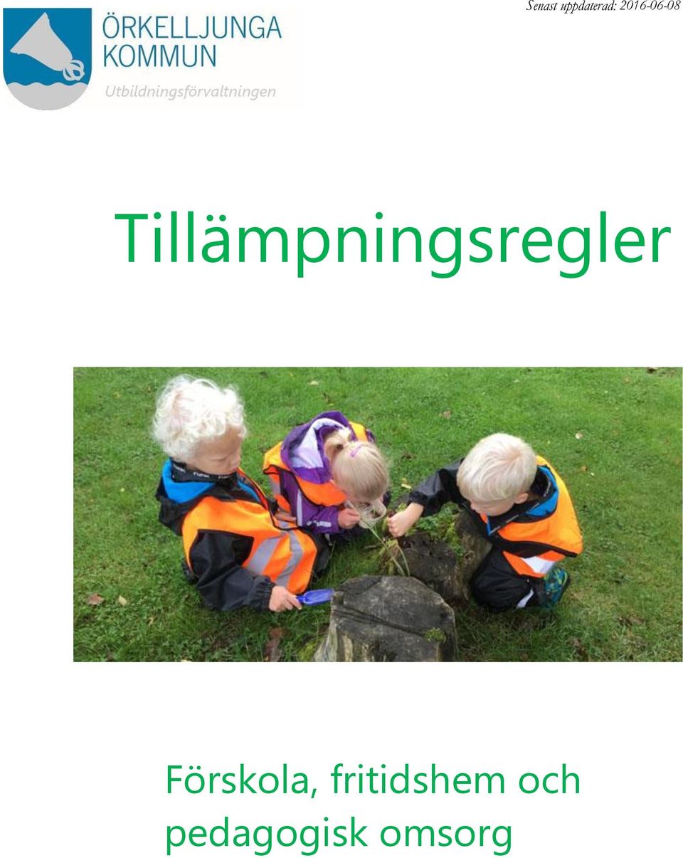 Tillämpningsregler