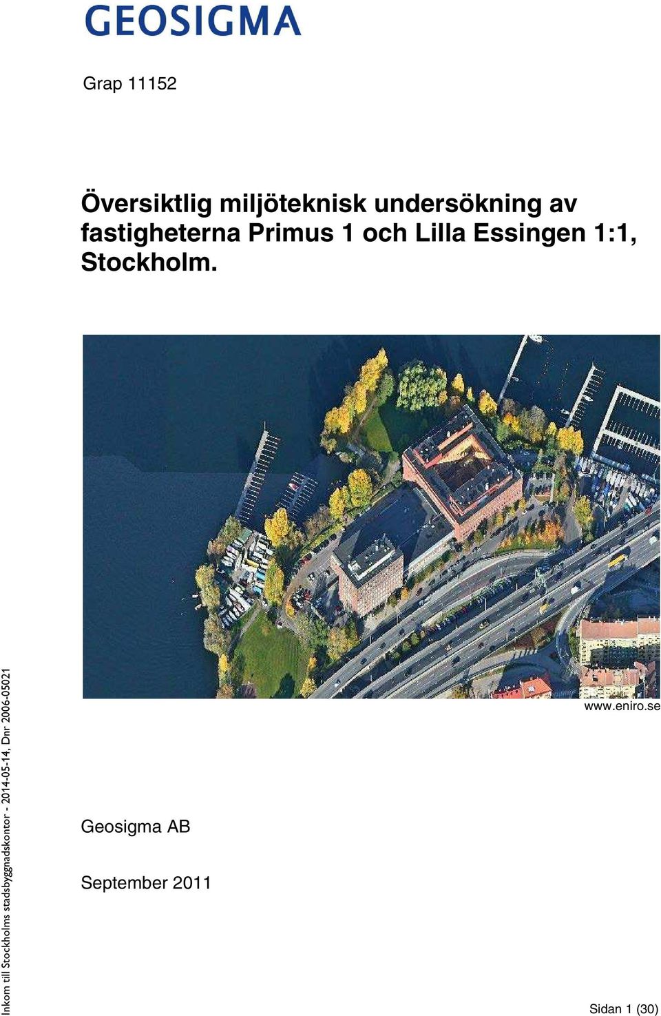 och Lilla Essingen 1:1, Stockholm.