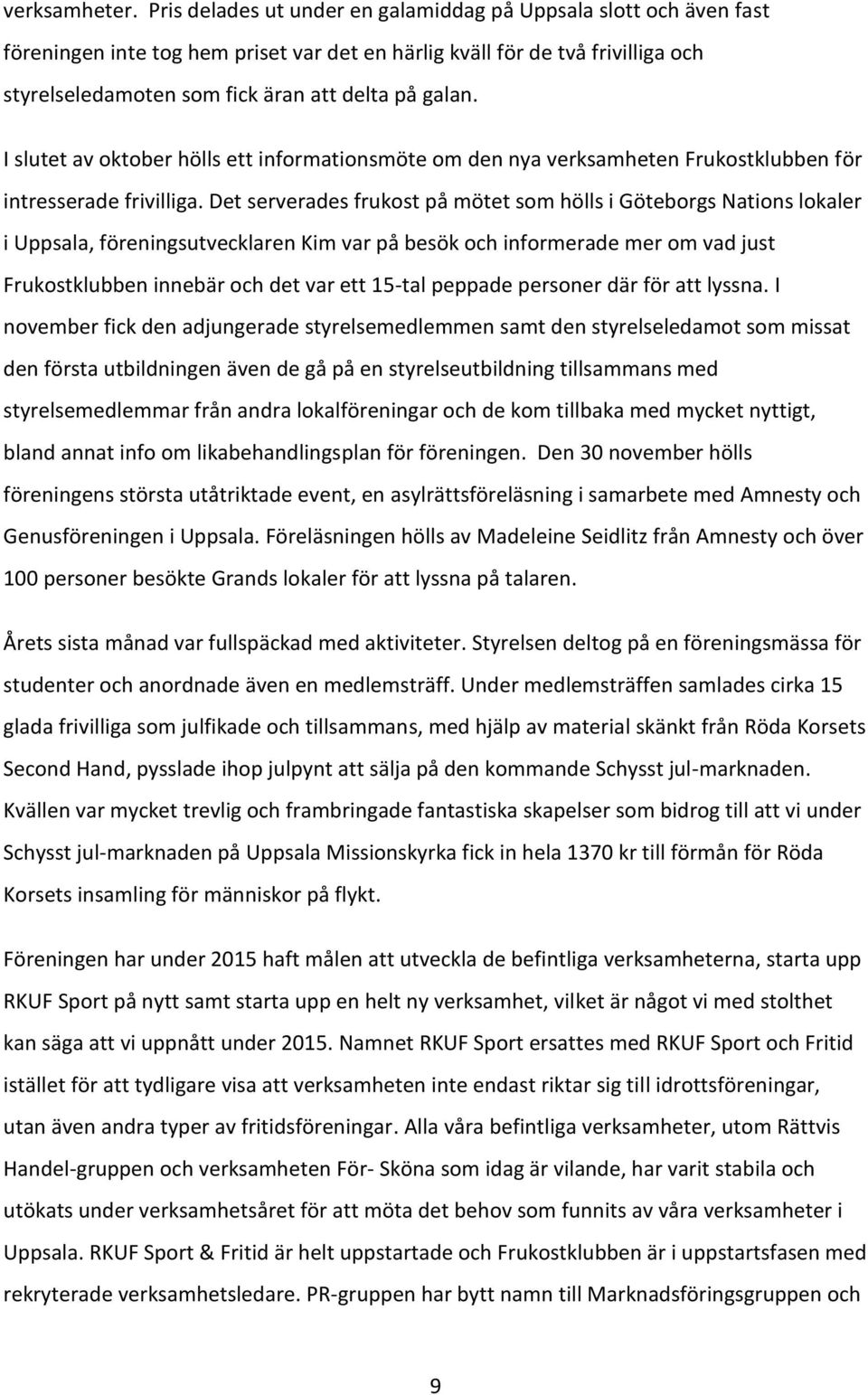Handlingar inför Föreningsårsmöte 2016 Röda Korsets Ungdomsförbund Uppsala  - PDF Free Download
