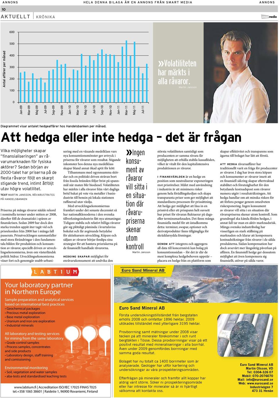 Att hedga eller inte hedga det är frågan Vilka möjligheter skapar finansialiseringen av råvarumarknaden för fysiska aktörer?