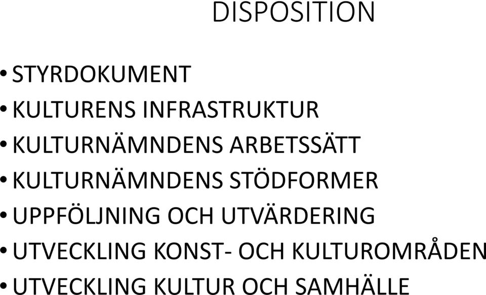 STÖDFORMER UPPFÖLJNING OCH UTVÄRDERING