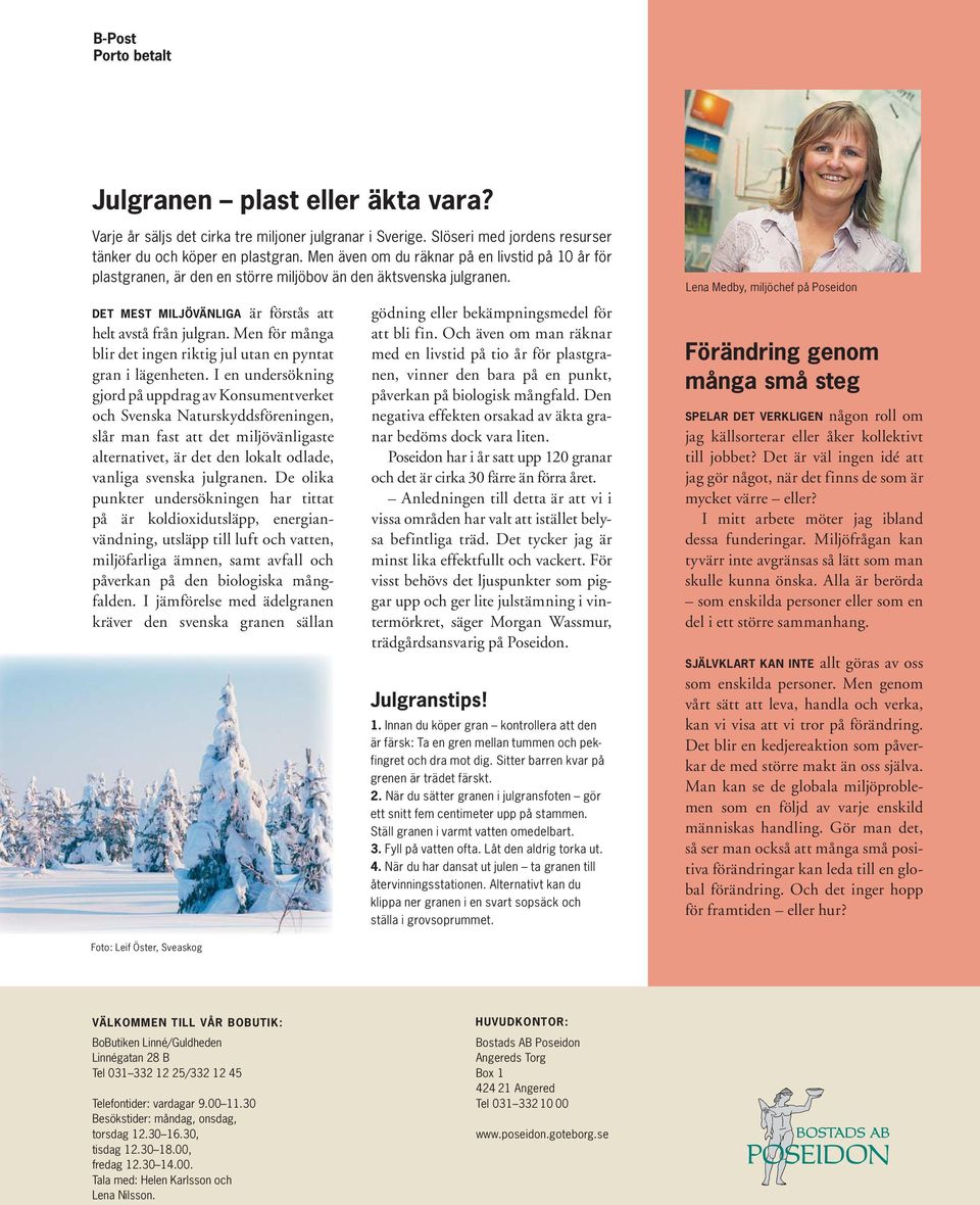 Men för många blir det ingen riktig jul utan en pyntat gran i lägenheten.