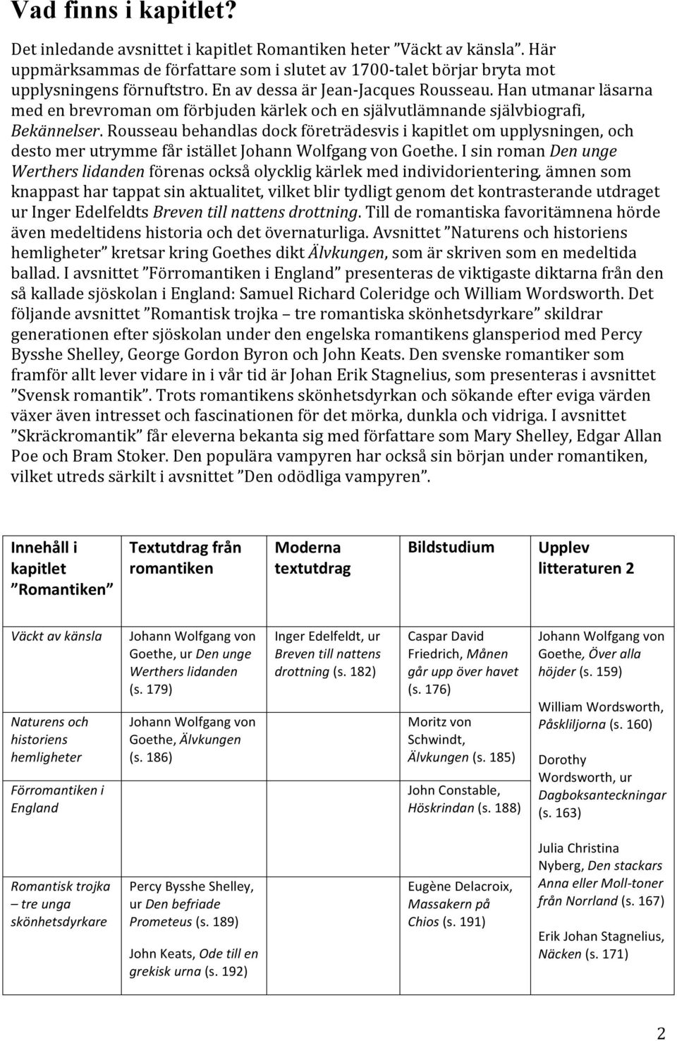 ROMANTIKEN. Innehållsförteckning ROMANTIKEN 1 - PDF Free Download