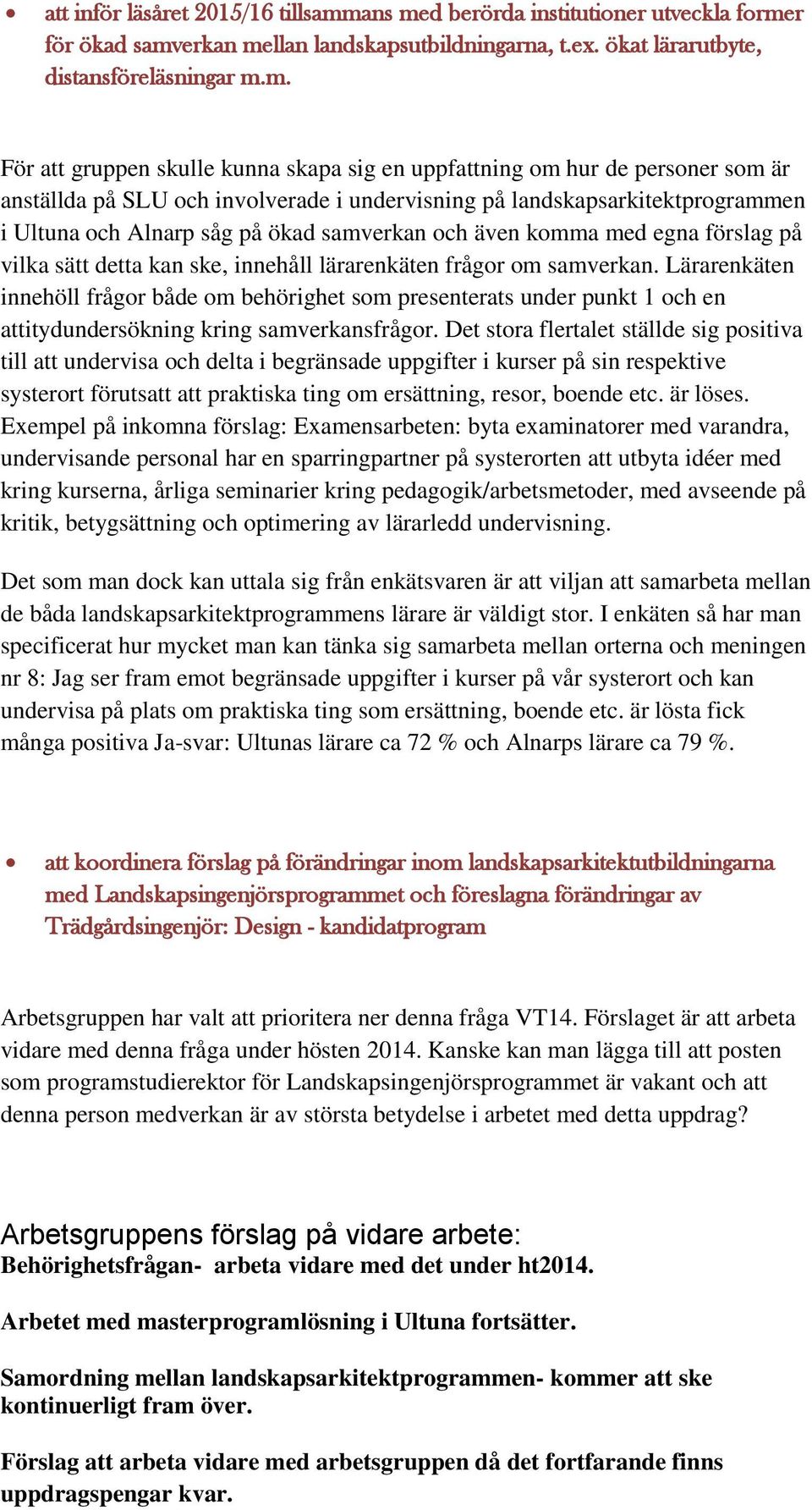 d berörda institutioner utveckla forme