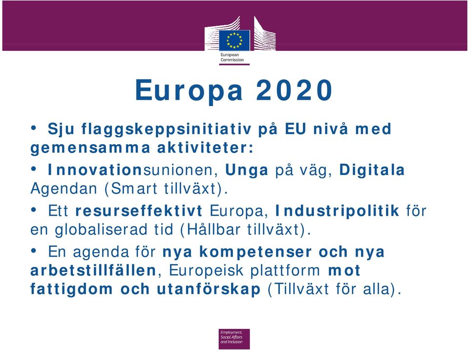 Ett resurseffektivt Europa, Industripolitik för en globaliserad tid (Hållbar tillväxt).