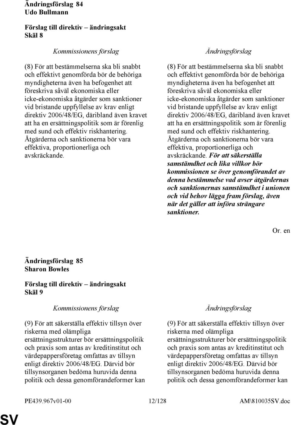 Åtgärderna och sanktionerna bör vara effektiva, proportionerliga och avskräckande.