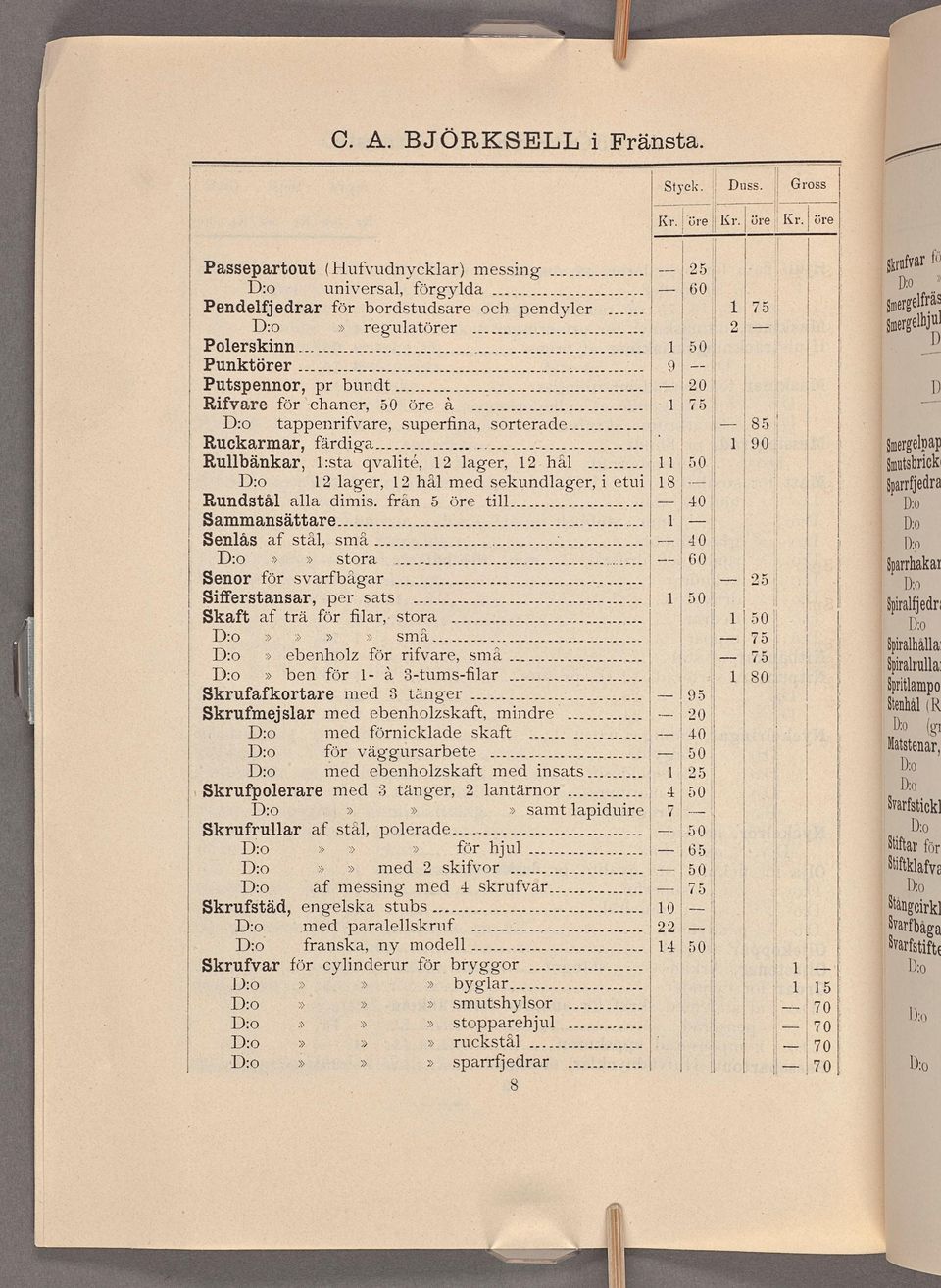 60 skfvor messng stubs engeska paraeskruf franska, ny cynderur :, hju 4 eskrufvar smutshysor stopparehjtx ruckstâ $ sparrfjedrar, 8 Smuts D:0 K LO U Sparrha j 03 Sje Sahá 04 9m 0 CDQNC ÖUYCH : JSaru