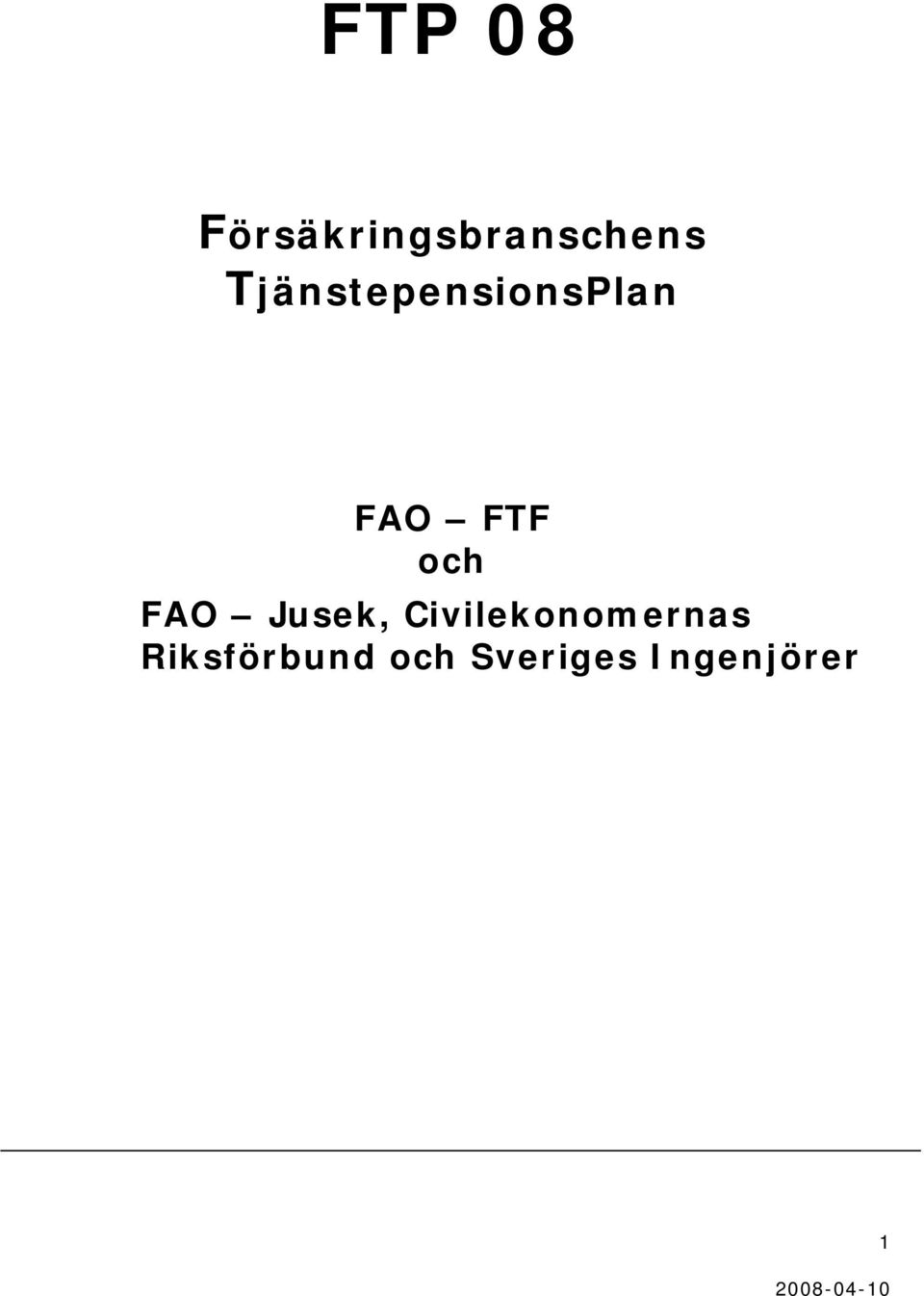 FAO Jusek, Civilekonomernas