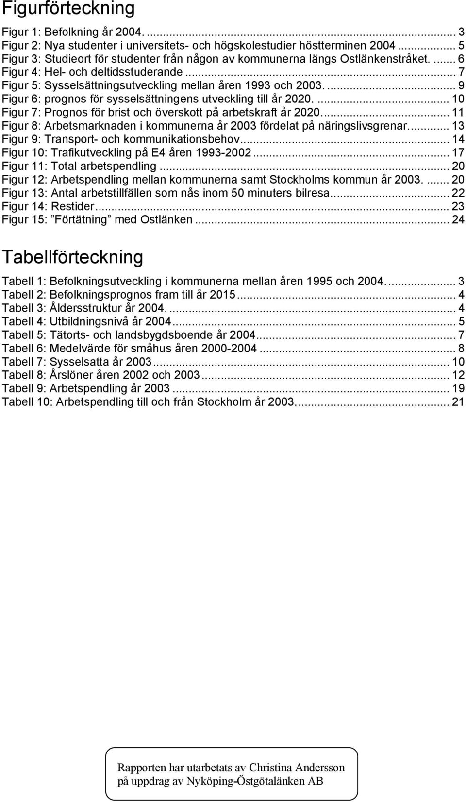 ... 9 Figur 6: prognos för sysselsättningens utveckling till år 2020.... 10 Figur 7: Prognos för brist och överskott på arbetskraft år 2020.