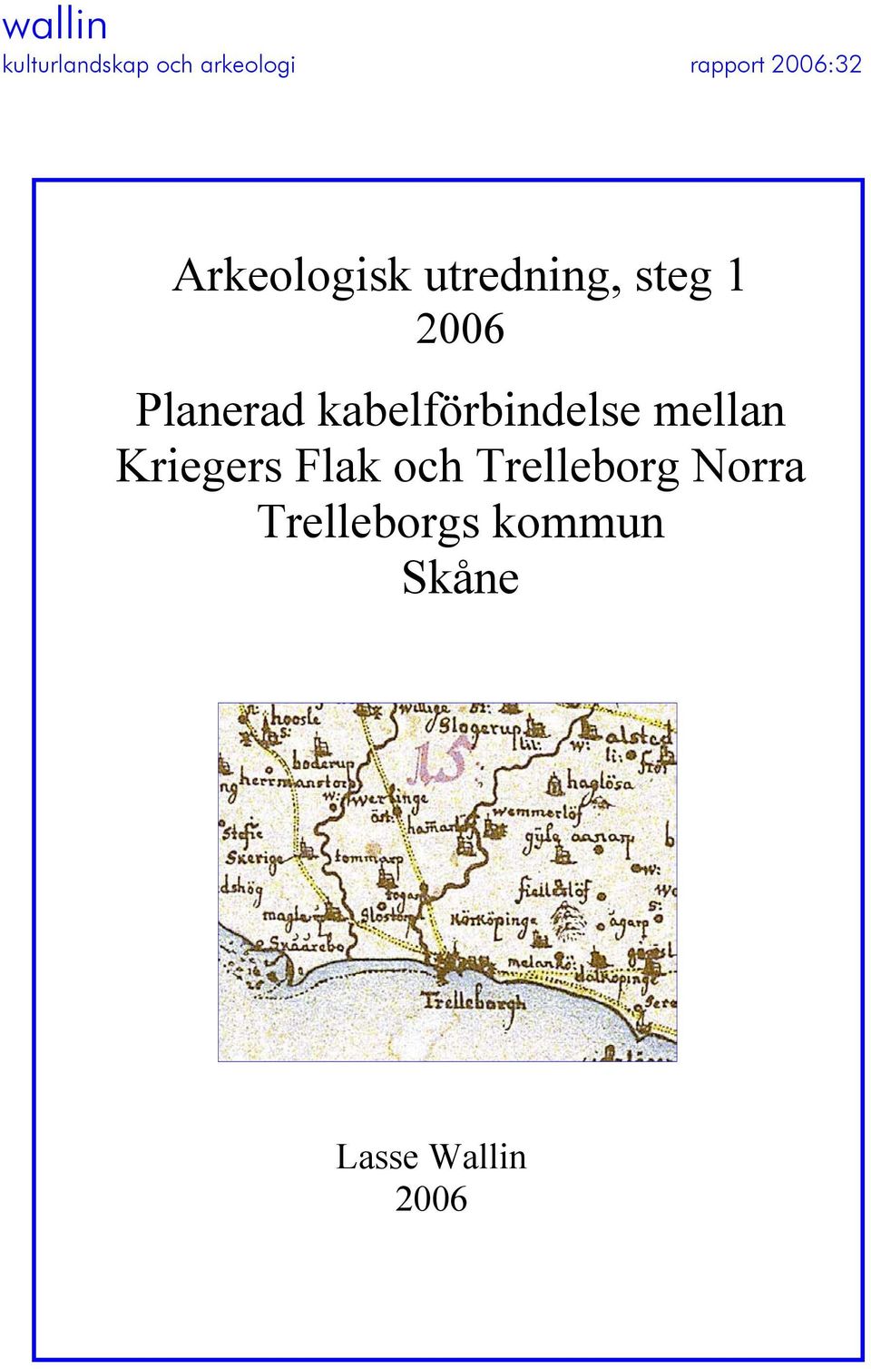Planerad kabelförbindelse mellan Kriegers Flak