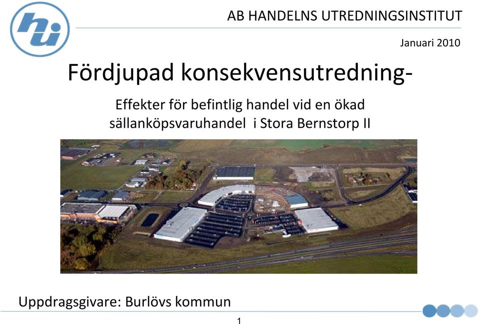 handel vid en ökad sällanköpsvaruhandel i Stora