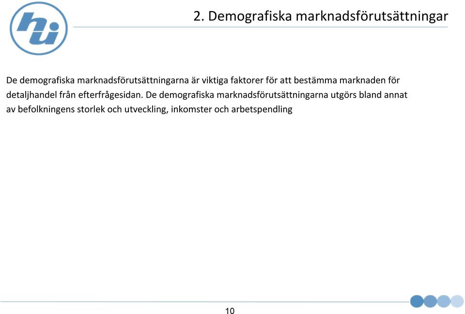 för detaljhandel från efterfrågesidan.