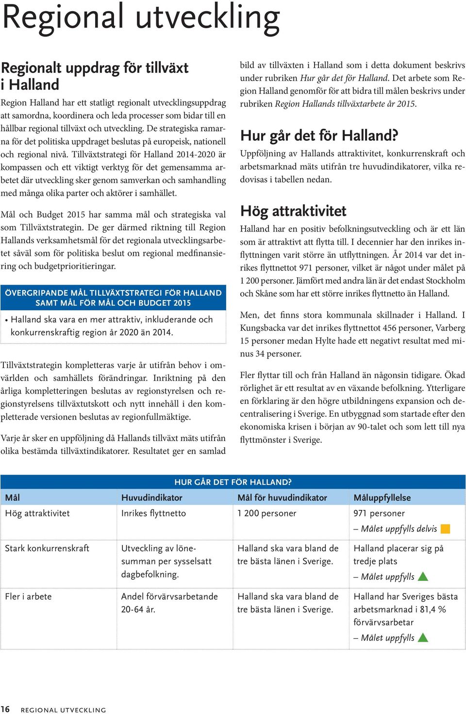 Tillväxtstrategi för Halland 2014-2020 är kompassen och ett viktigt verktyg för det gemensamma arbetet där utveckling sker genom samverkan och samhandling med många olika parter och aktörer i