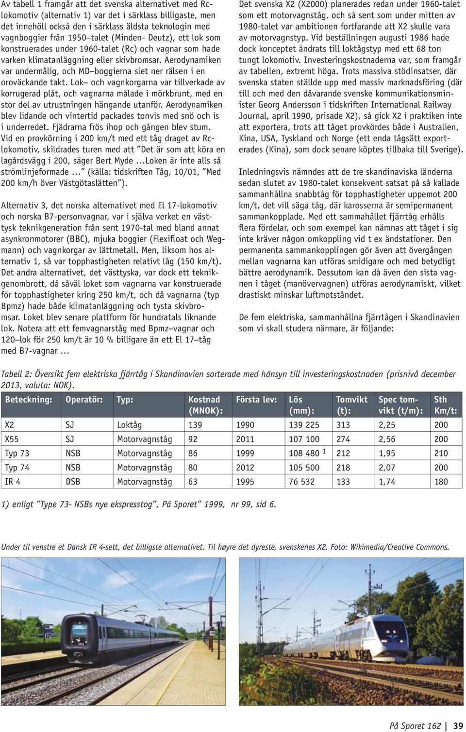Aerodynamiken var undermålig, och MD boggierna slet ner rälsen i en oroväckande takt.