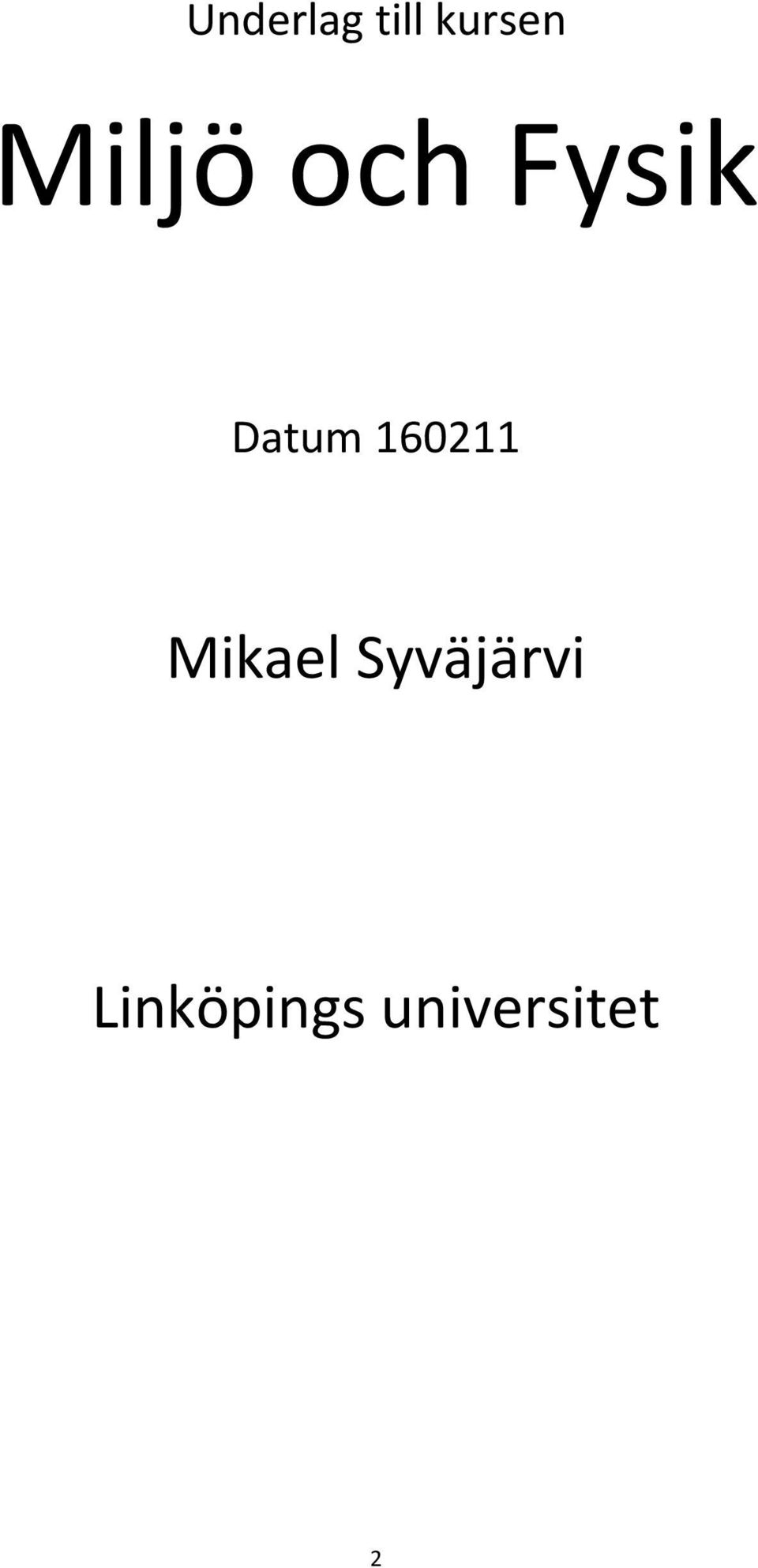 160211 Mikael