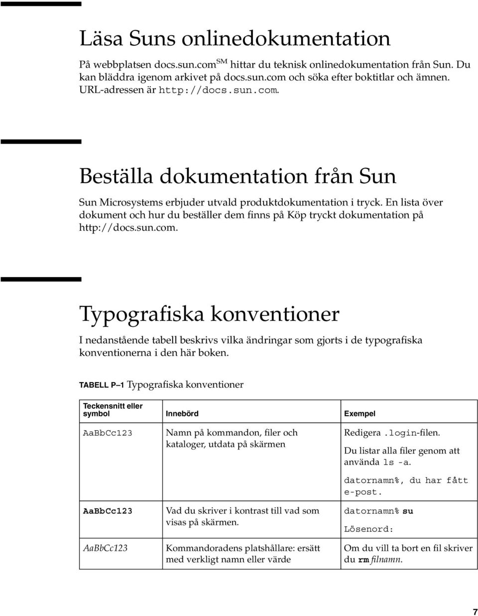 En lista över dokument och hur du beställer dem finns på Köp tryckt dokumentation på http://docs.sun.com.