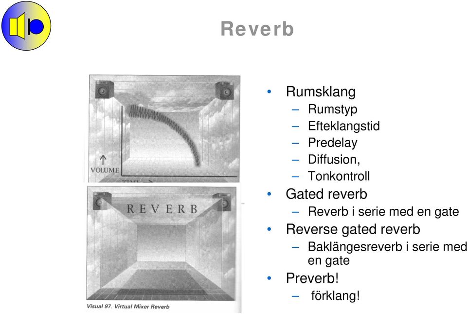 Reverb i serie med en gate Reverse gated