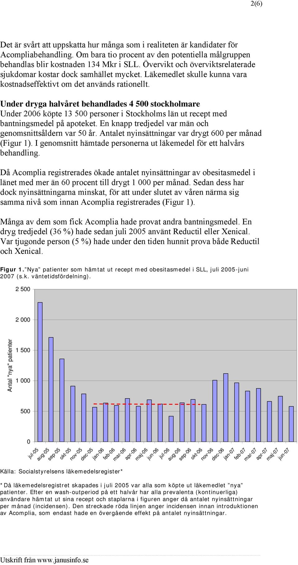 Under dryga halvåret behandlades 4 500 stockholmare Under 2006 köpte 13 500 personer i Stockholms län ut recept med bantningsmedel på apoteket.