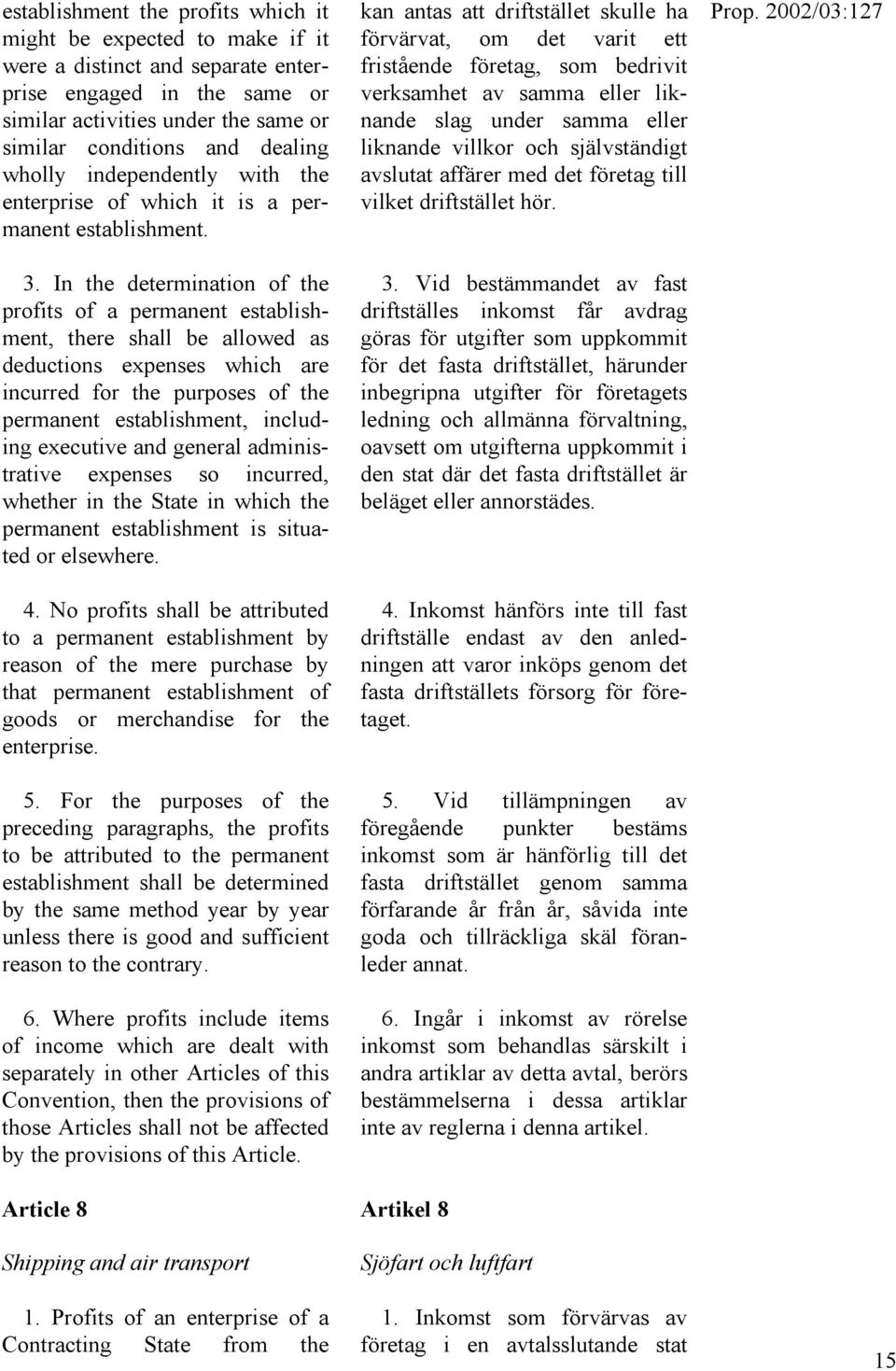 In the determination of the profits of a permanent establishment, there shall be allowed as deductions expenses which are incurred for the purposes of the permanent establishment, including executive