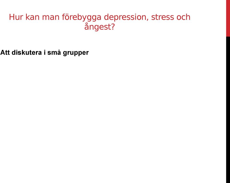 depression, stress