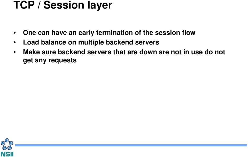 multiple backend servers Make sure backend