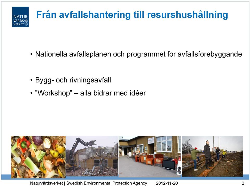 avfallsplanen och programmet för