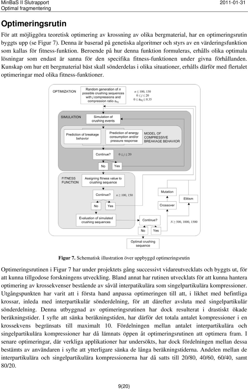 Beroende på hur denna funktion formuleras, erhålls olika optimala lösningar som endast är sanna för den specifika fitness-funktionen under givna förhållanden.