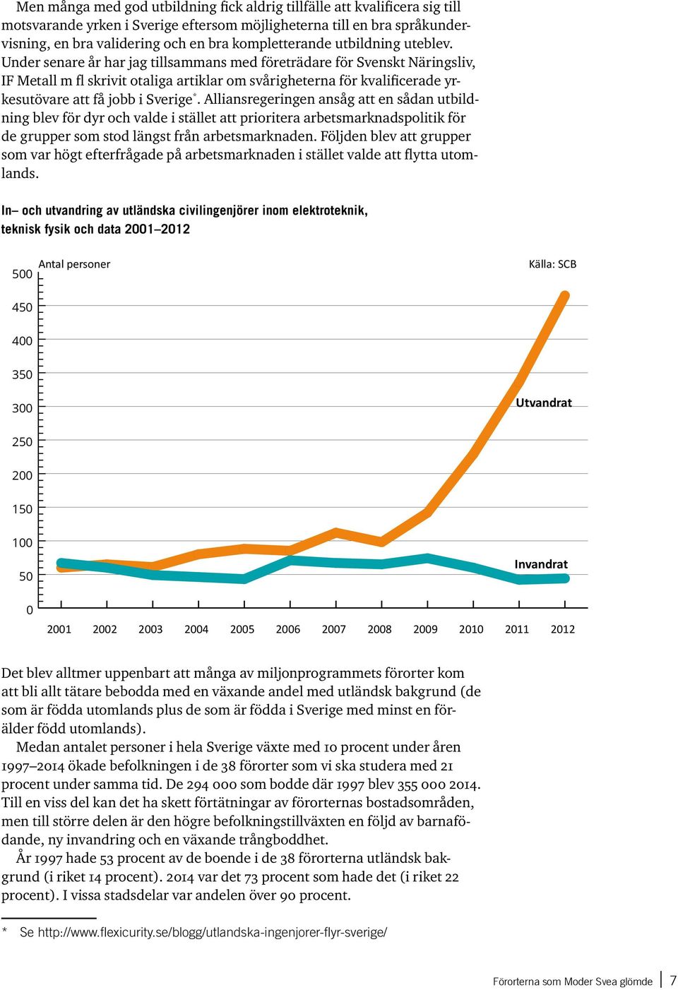 Under senare år har jag tillsammans med företrädare för Svenskt Näringsliv, IF Metall m fl skrivit otaliga artiklar om svårigheterna för kvalificerade yrkesutövare att få jobb i Sverige *.