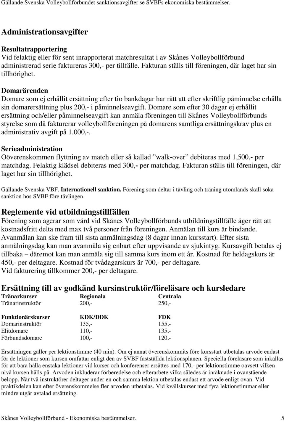 Fakturan ställs till föreningen, där laget har sin tillhörighet.