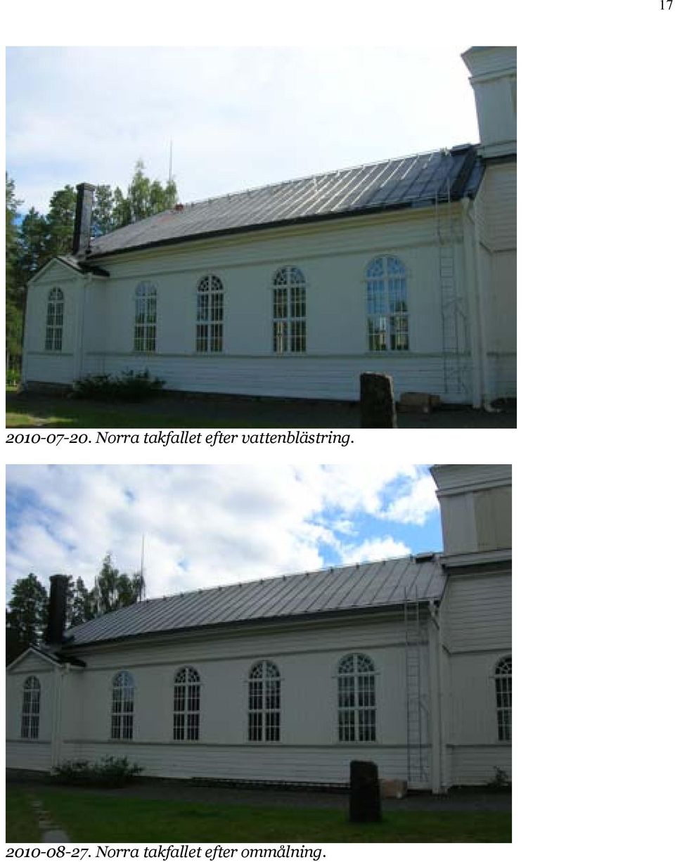 vattenblästring.