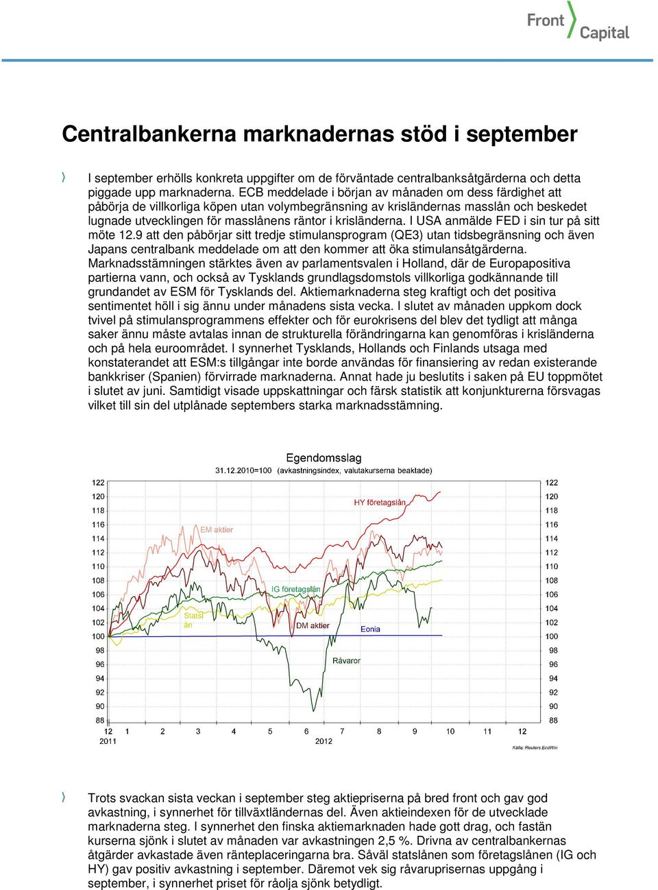 krisländerna. I USA anmälde FED i sin tur på sitt möte 12.