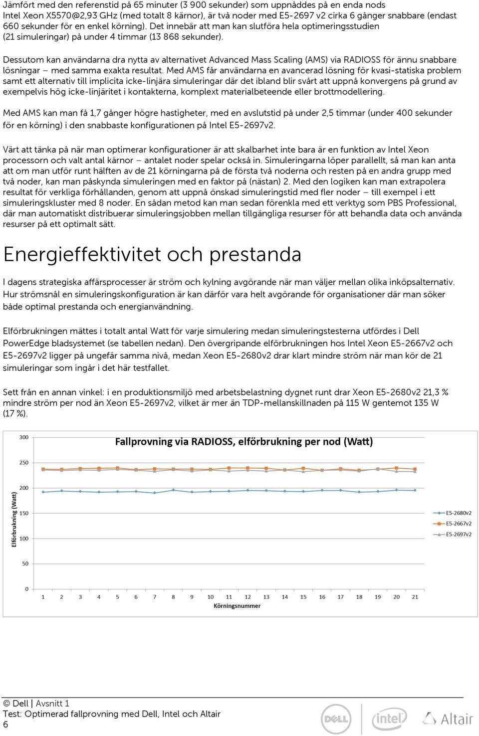 Dessutom kan användarna dra nytta av alternativet Advanced Mass Scaling (AMS) via RADIOSS för ännu snabbare lösningar med samma exakta resultat.