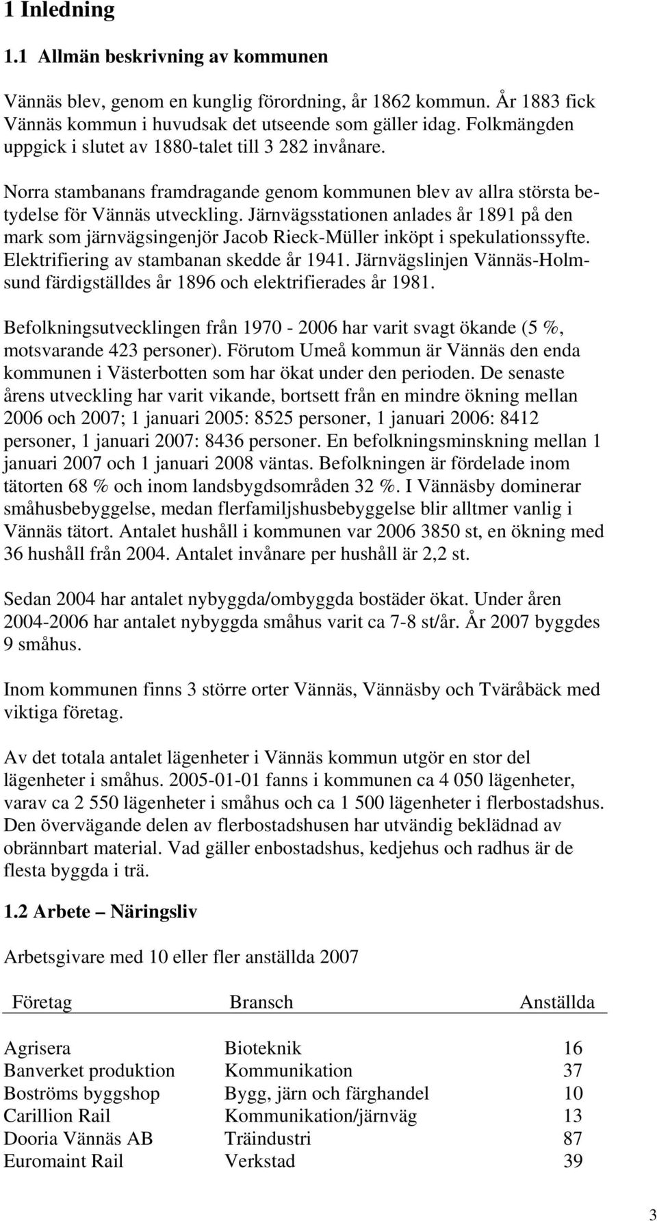 Järnvägsstationen anlades år 1891 på den mark som järnvägsingenjör Jacob Rieck-Müller inköpt i spekulationssyfte. Elektrifiering av stambanan skedde år 1941.